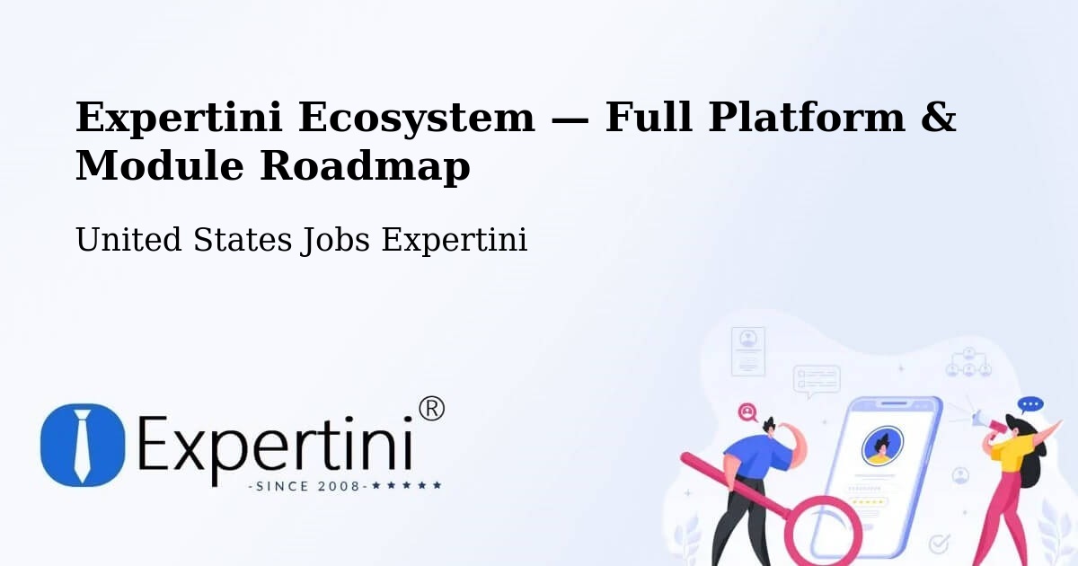Expertini Ecosystem — Full Platform & Module Roadmap – Fulton